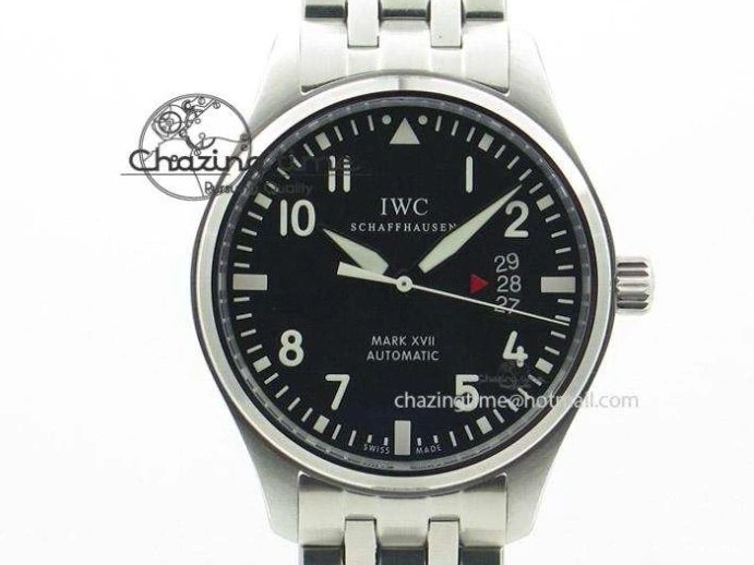 MIROTIME 0227 Ingeniuer St.Laurens SS Black Dial MK 1:1 Best Edition On Black Leather Strap  A Seasonal 7367